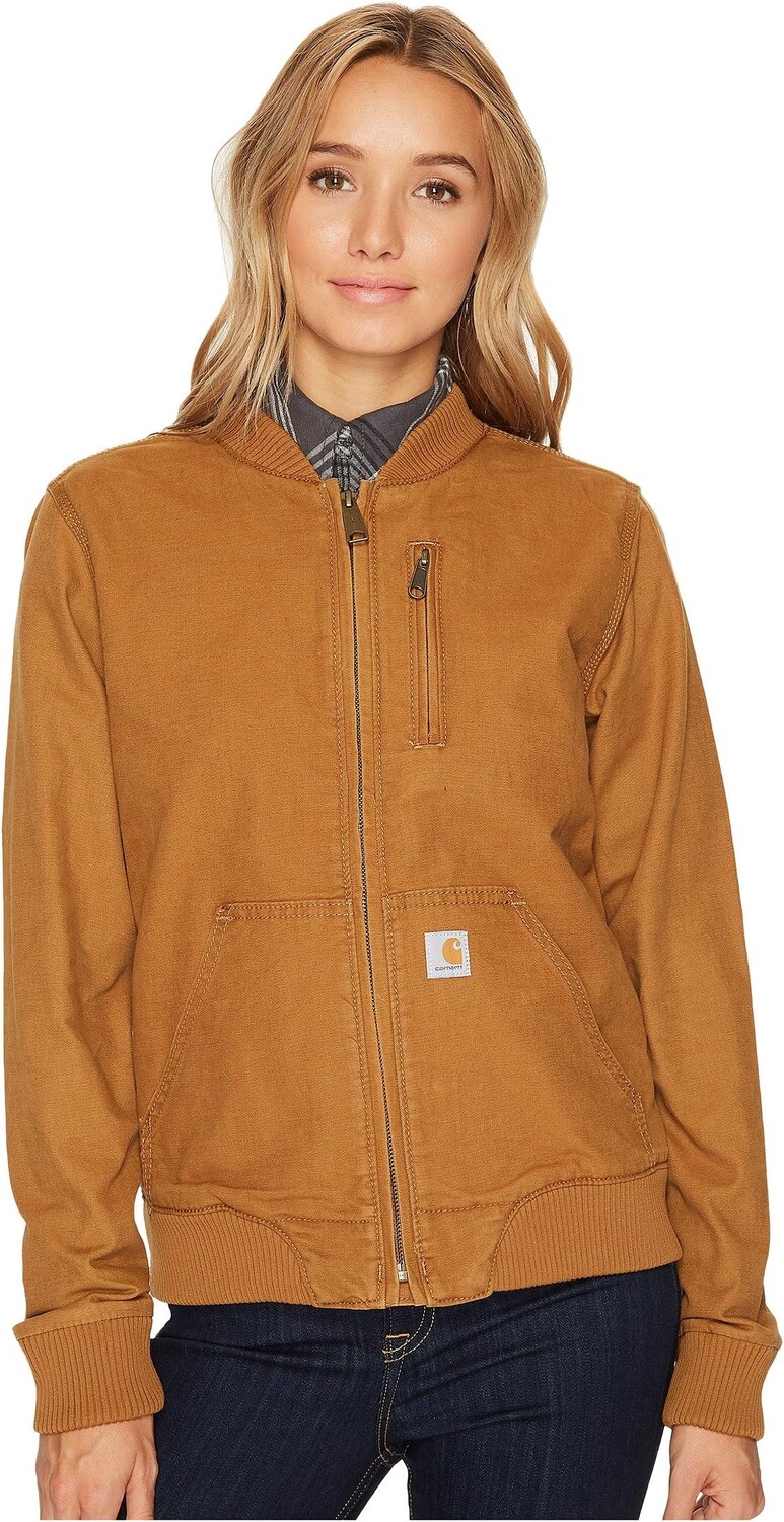 

Куртка Crawford Bomber Jacket Carhartt, цвет Carhartt Brown