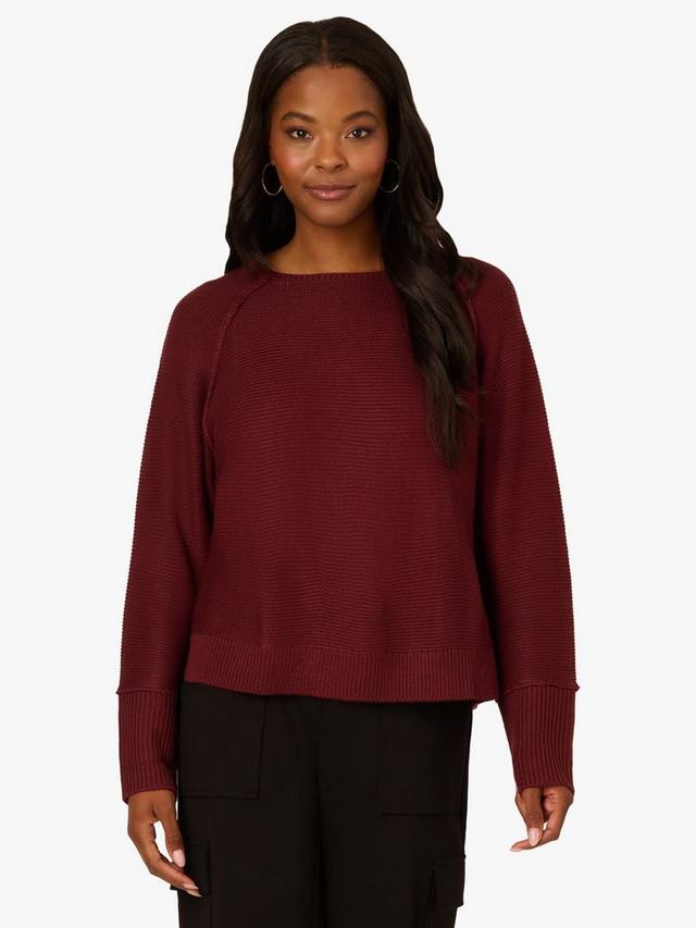 

Джемпер с лодочкой Adrianna Papell, Merlot