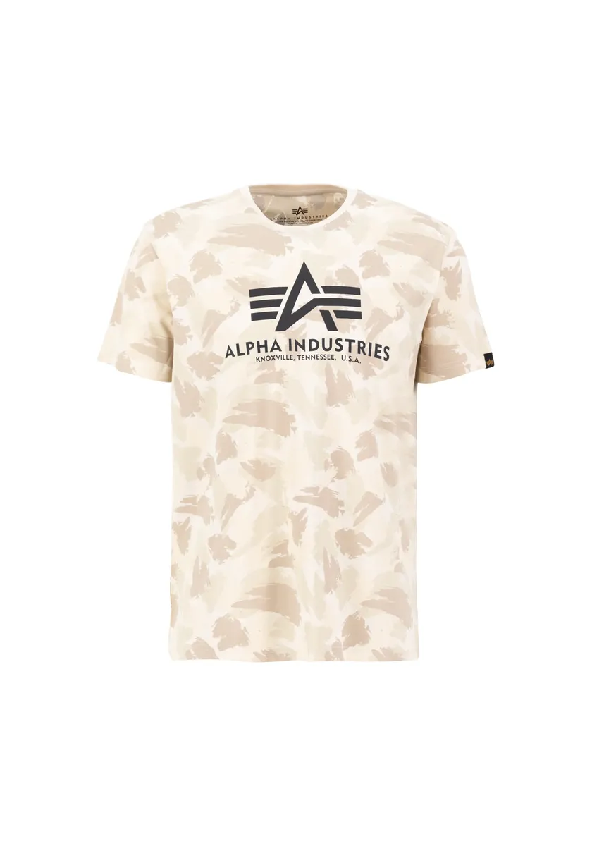 

Футболка Alpha Industries " Alpha Industries Мужчины - Футболки Базовая футболка Камуфляж", цвет Sand Camo