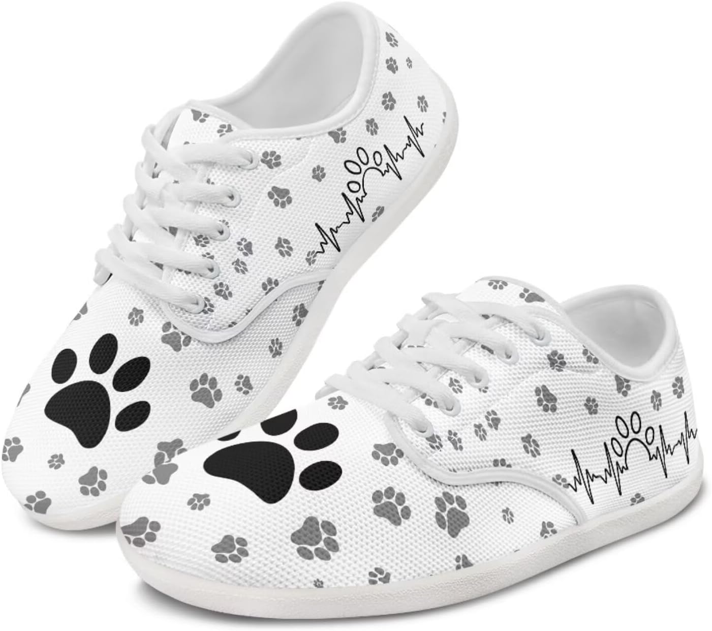 

Мужские и женские низкие босоножки на День Святого Патрика с шнуровкой, ходовые туфли из ПУ, кроссовки с широкой носочной частью и нулевым перепадом Pointodoor, белый