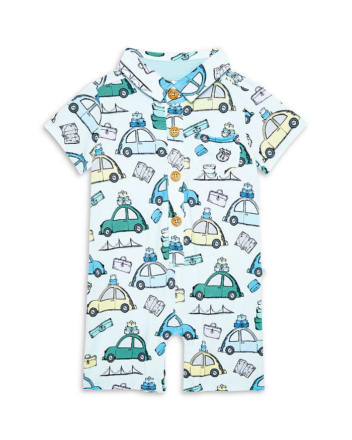 

Детский комбинезон с коротким рукавом "Travel Bug" для мальчиков - Baby Posh Peanut, зеленый
