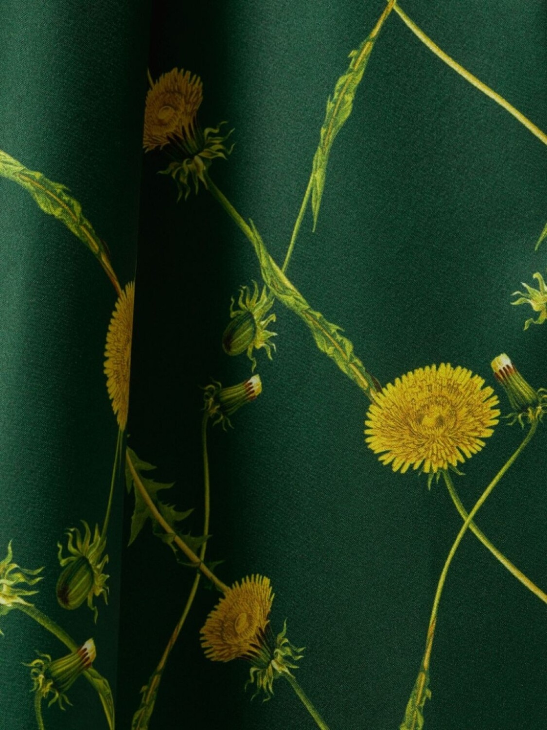 Платье Burberry Dandelion асимметричного кроя, зеленый — фото 2
