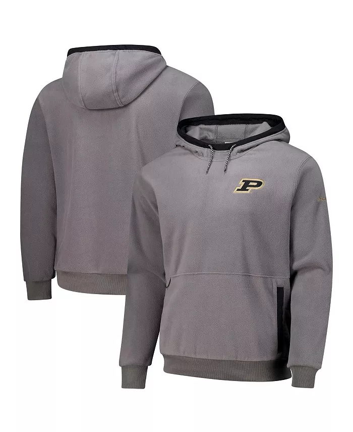 

Мужская серая толстовка с капюшоном Flanker Fleece Purdue Boilermakers Columbia