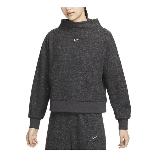 

Свитер тренировочный топ с воротником-стойкой «терма фит» Nike, серый