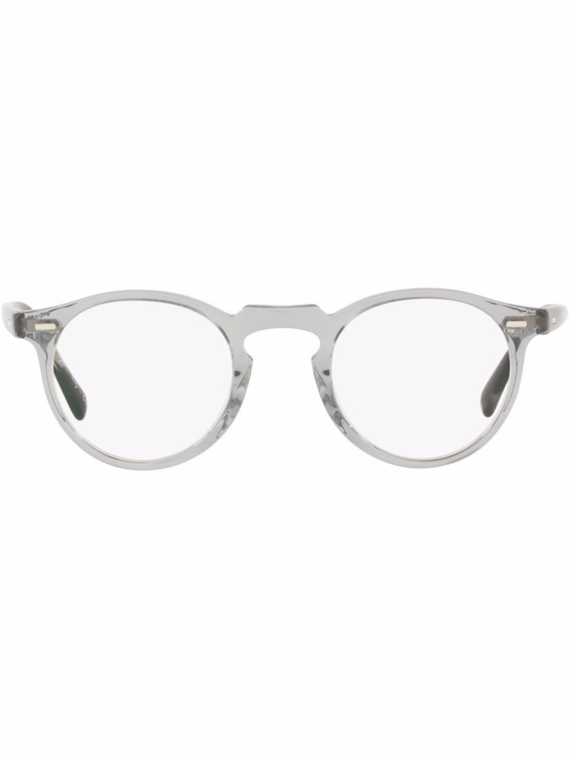 

Oliver Peoples очки Gregory Peck в круглой оправе, серый