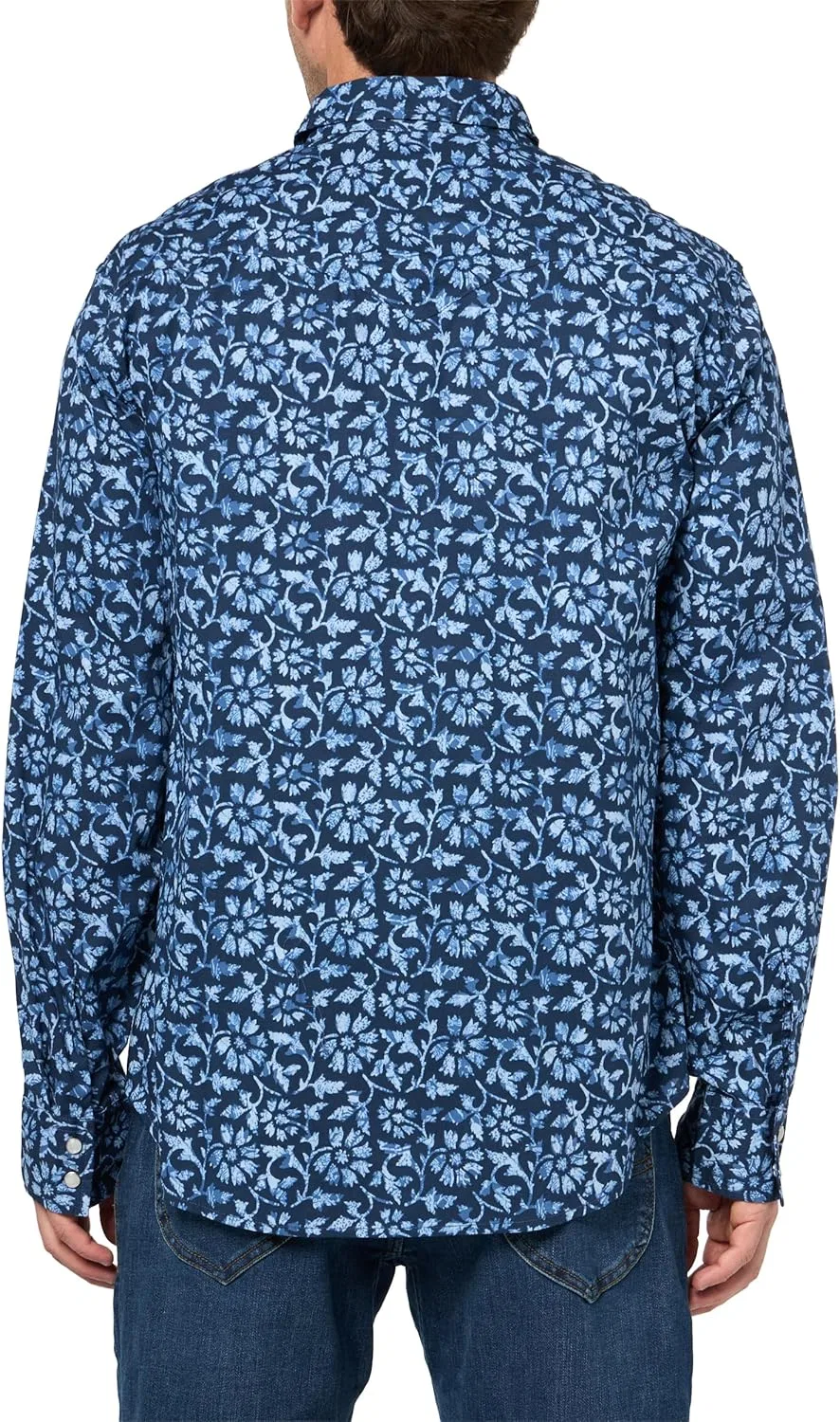 Рубашка принтованная Levi's, Malcolm Floral Dress Blues — фото 2