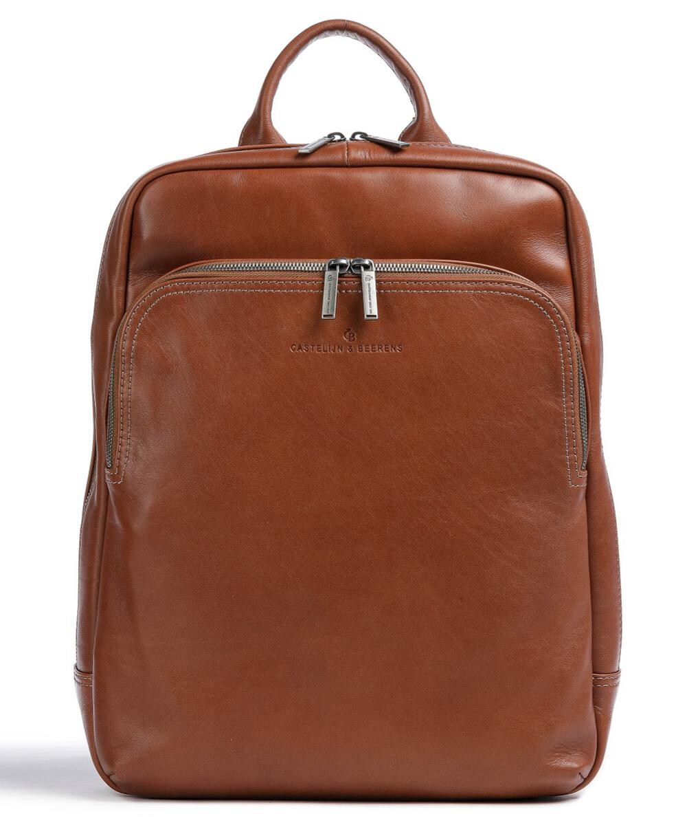 

Рюкзак Firenze 14″ из мелкозернистой кожи Castelijn & Beerens, коричневый
