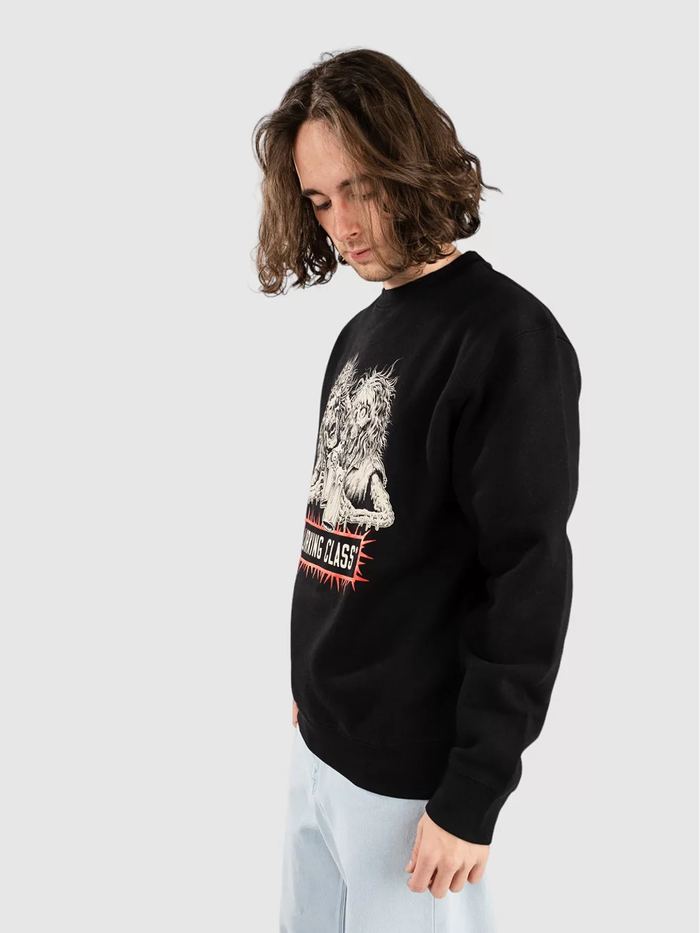

Свитер Global Infestation X Stikker Bad Friends Lurking Class, черный