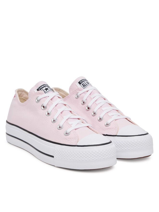 Тканевые кроссовки Chuck Taylor All Star Lift Platform A11875C Converse, розовый — фото 2
