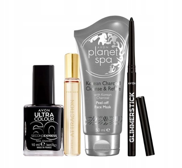 

Набор косметики AVON (маска, парфюм, контур, лак)