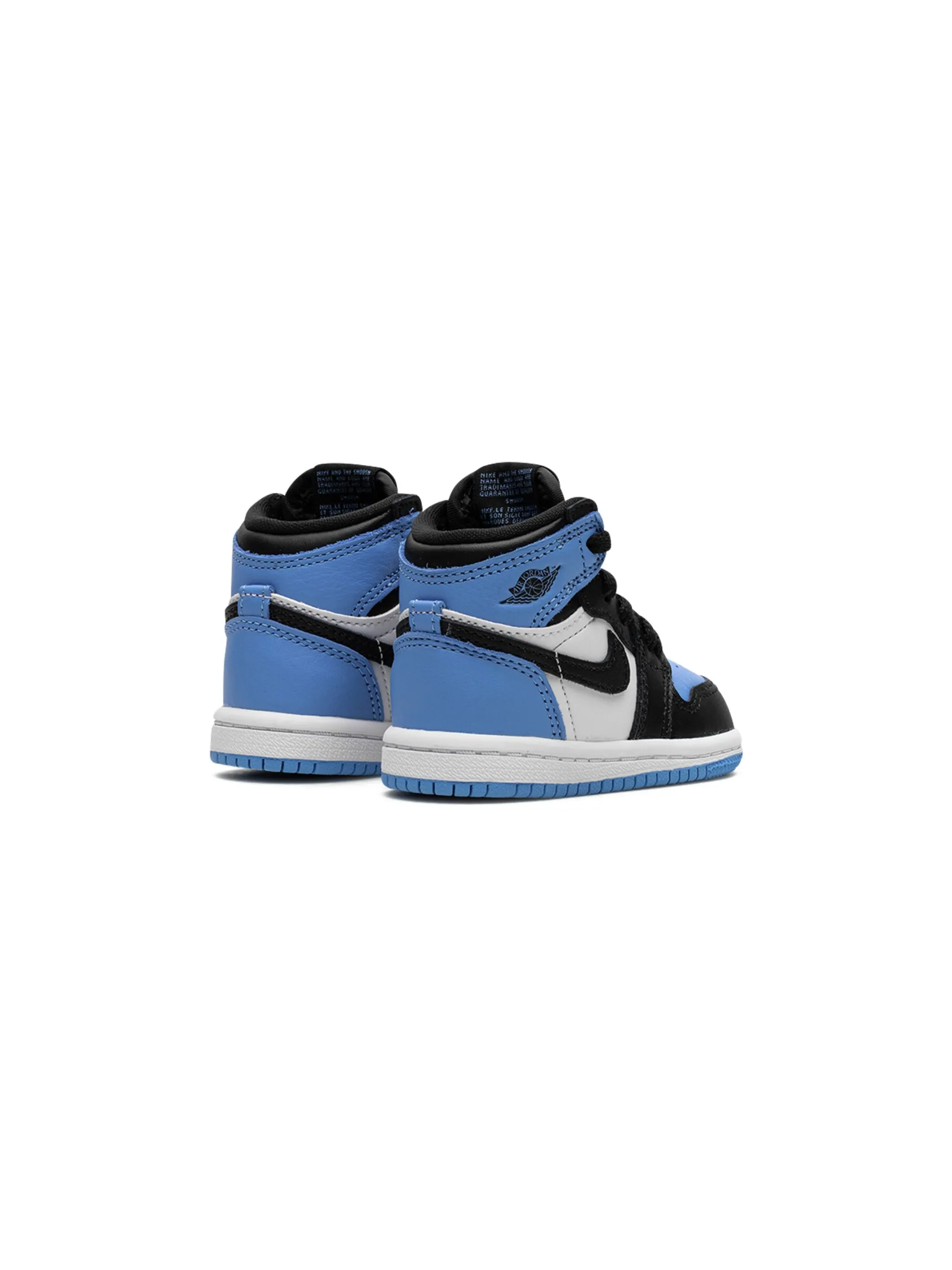 Кроссовки Air Jordan 1 Retro High OG UNC Toe Jordan Kids, черный — фото 3