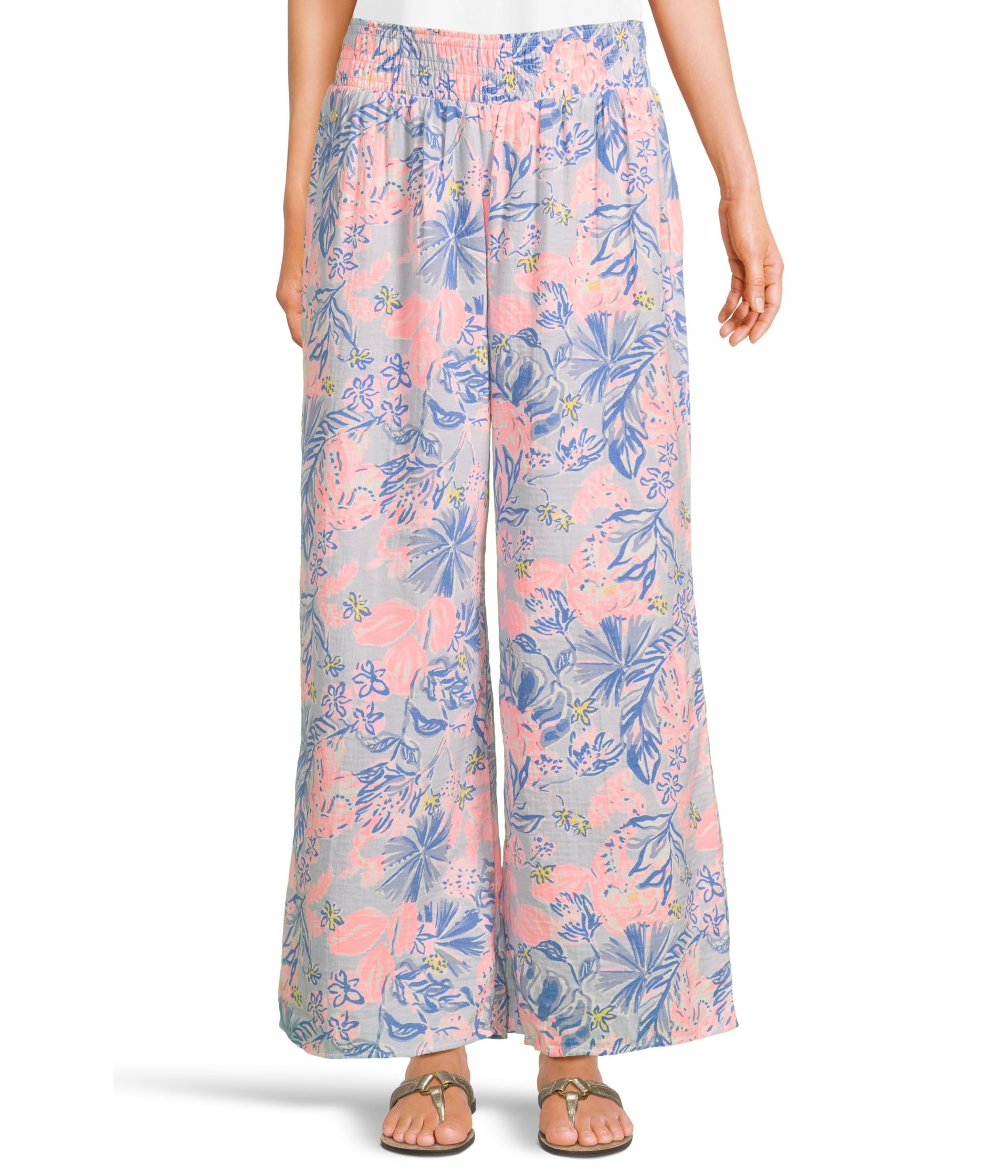 

Брюки Lilly Pulitzer Enzo Pant Coverup, Multi Elephant Splash
