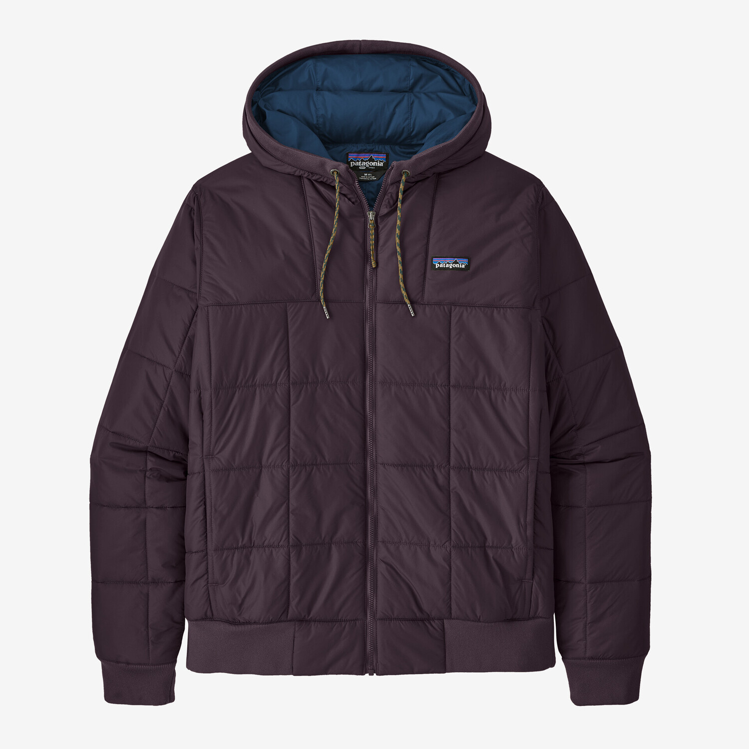 

Мужская стеганая толстовка с капюшоном Patagonia, цвет Obsidian Plum