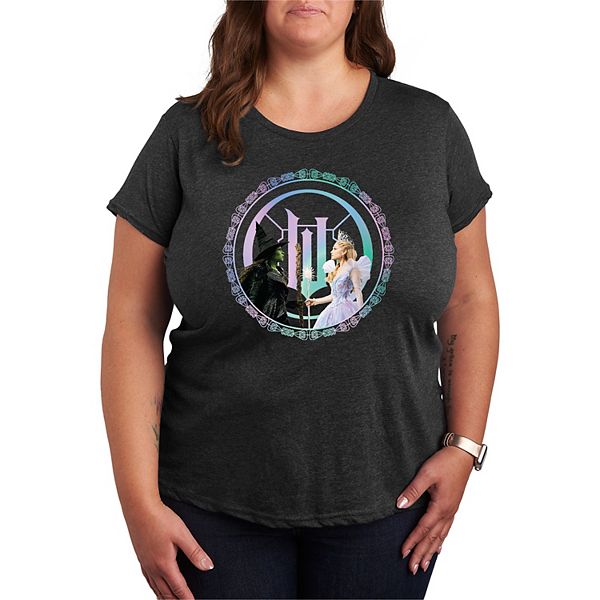 

Футболка Plus size Wicked for Good Elphaba & Glinda Licensed Character, Heather Charcoal, Черный, Футболка Plus size Wicked for Good Elphaba & Glinda Licensed Character, Heather Charcoal