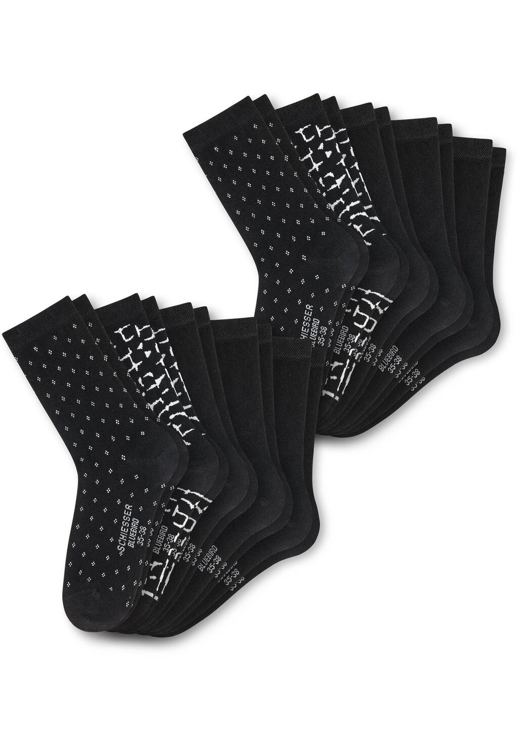 

Носки 10-PACK BIRD Schiesser, черный