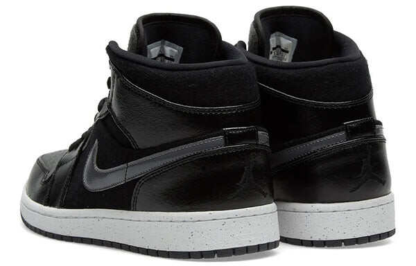 Кроссовки 1 ретро средний se Air Jordan, черный — фото 4