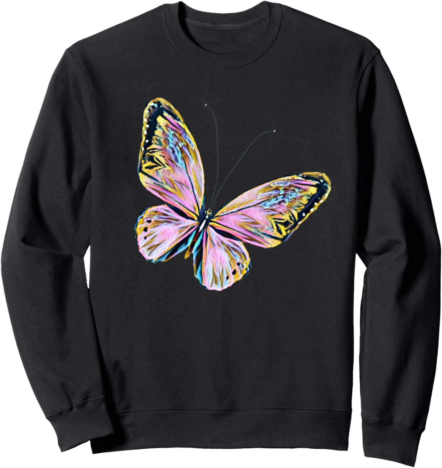 

Толстовка с бабочками Butterfly Butterfly Women'S - Girls Kids Men Boys Gift, черный