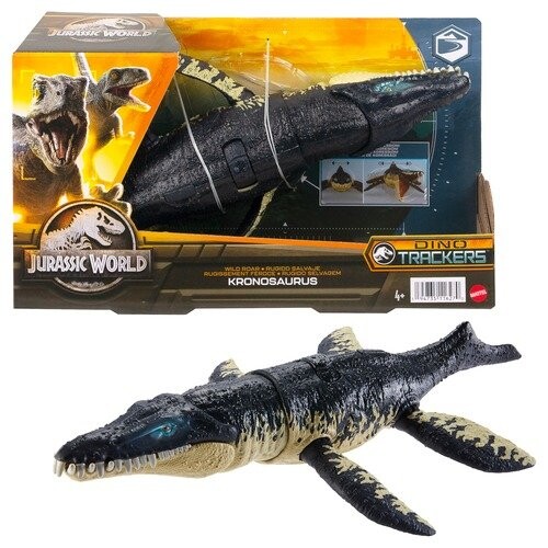 

Мир Юрского периода, интерактивная фигурка динозавра, Кронозавр Mattel