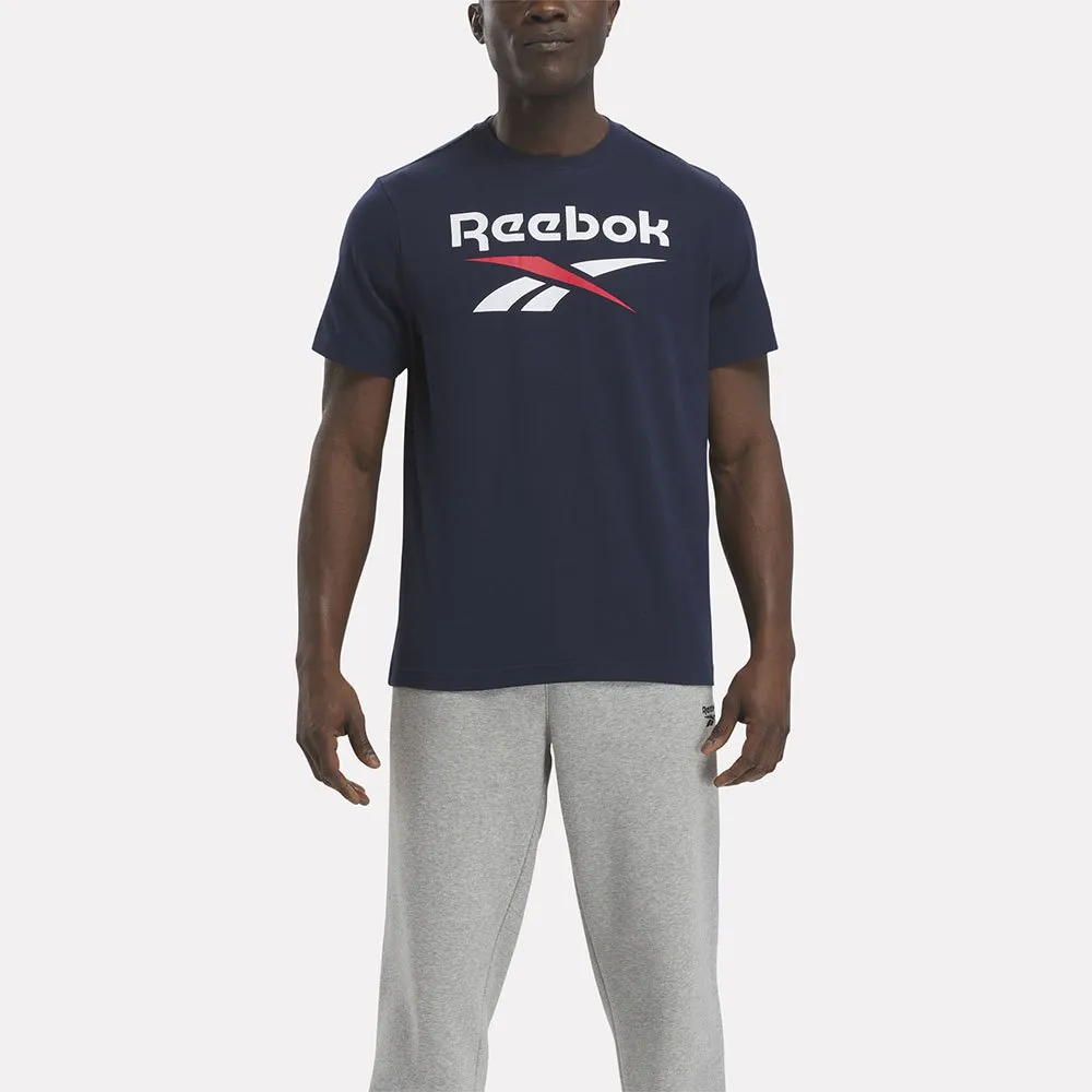 

Футболка с коротким рукавом Reebok Identity Big Logo, синий