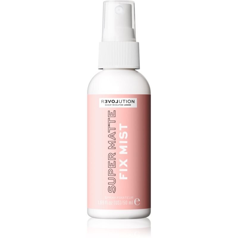 

Makeup Revolution, Relove Super Matte Fix спрей-фиксатор с матовым финишем 50 мл