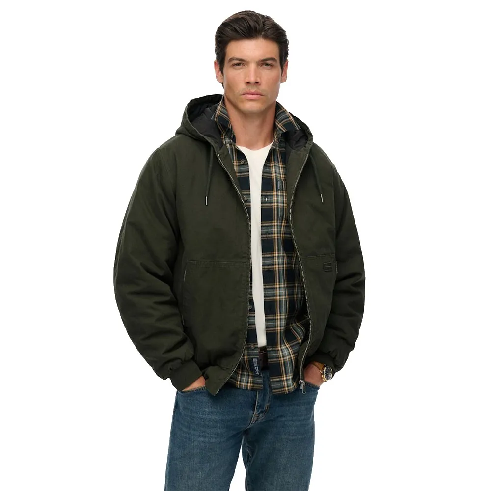

Куртка Superdry Canvas Surplè, зеленый