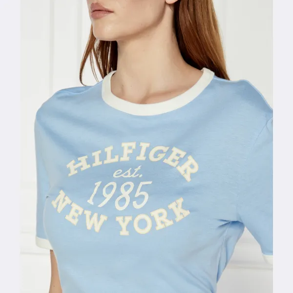 Футболка Varsity Ringer стандартного кроя Tommy Hilfiger, синий — фото 3