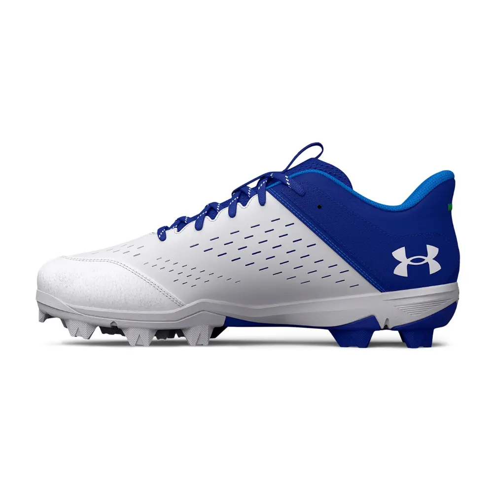 Мужские бейсбольные бутсы Under Armour Leadoff, цвет «королевский синий белый», литые, ZAP293 Under Armour, синий — фото 3