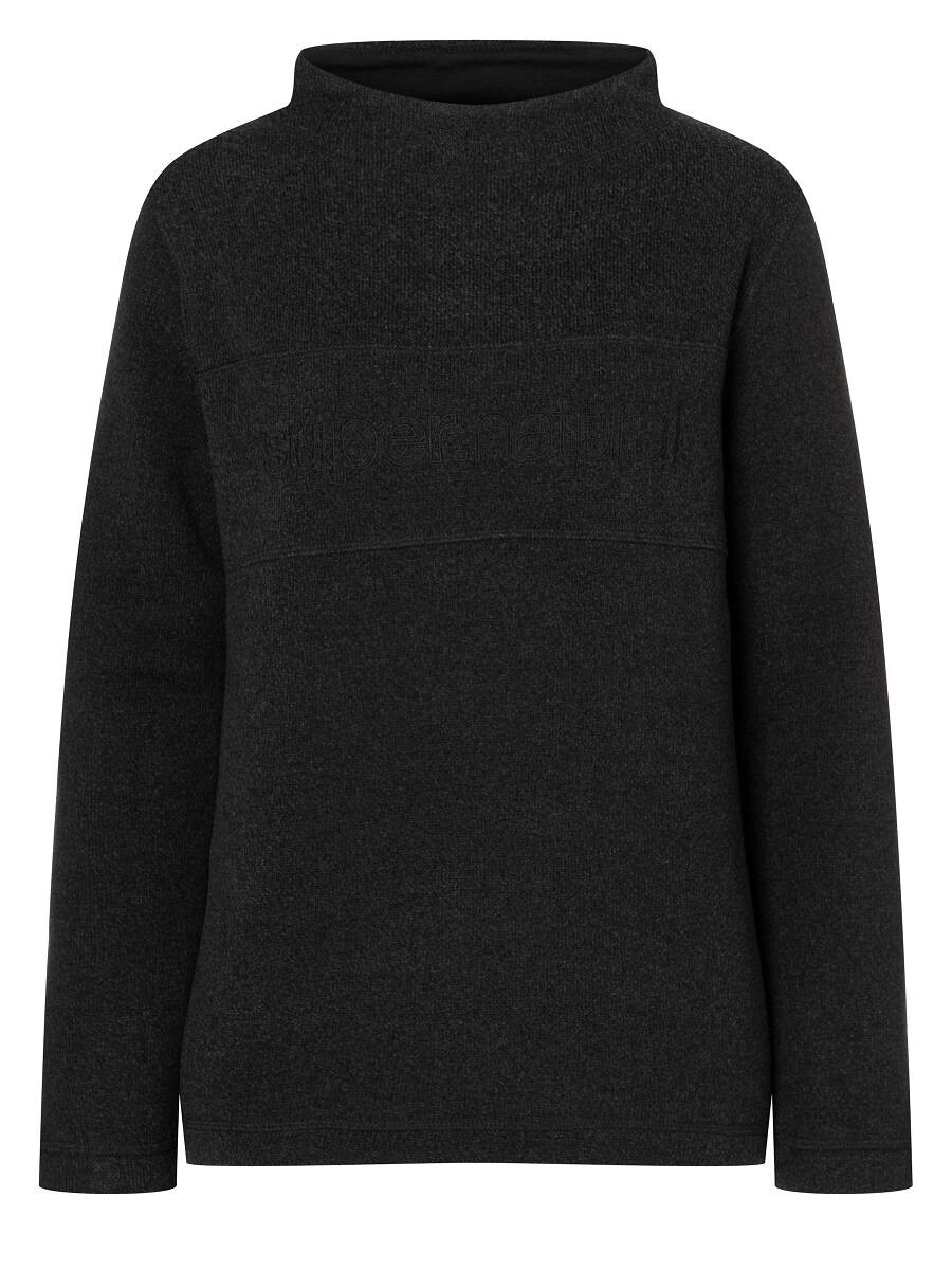 

Толстовка super.natural Merino Pullover, черный