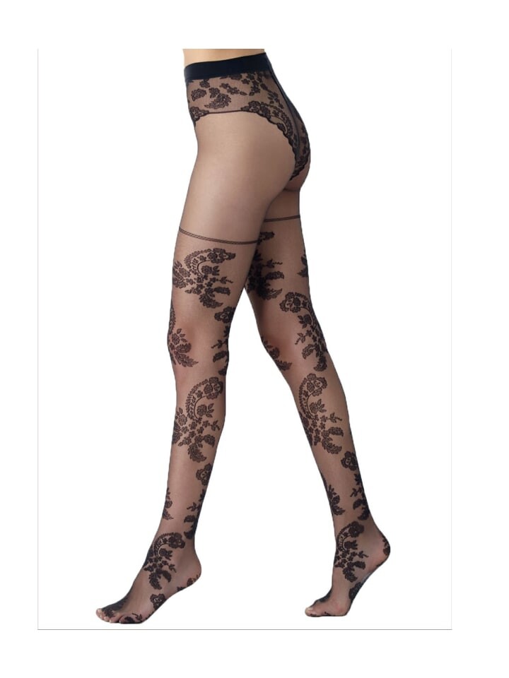 

Колготки Oroblu Strumpfhose mit Spitzeneffekt, черный