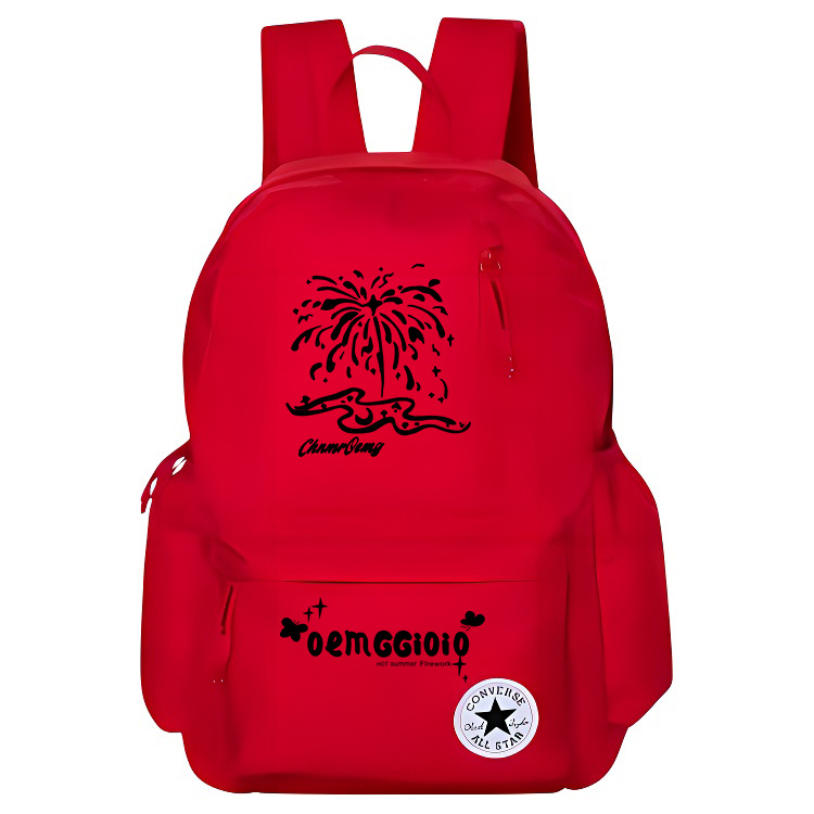 

Converse Полиэстеровый баскетбольный рюкзак среднего размера унисекс красный, Firework