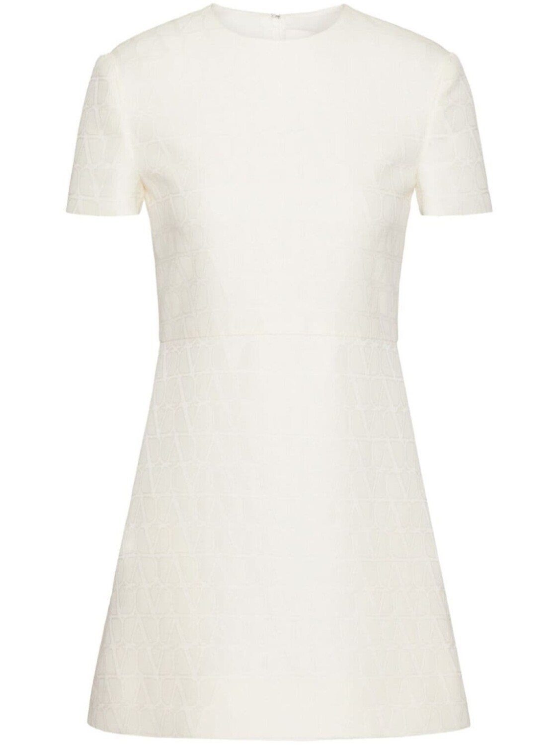 

Valentino Garavani платье мини с узором Toile Iconographe, белый