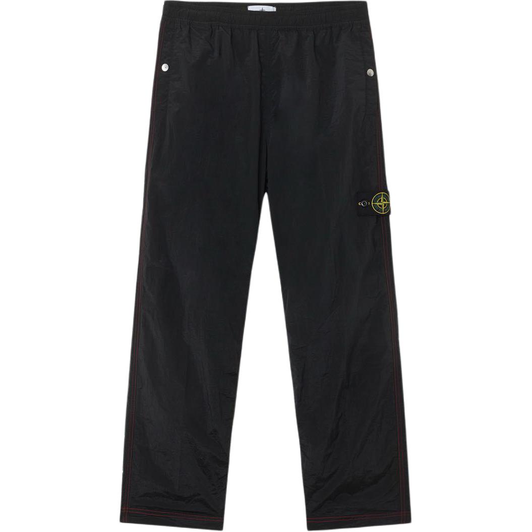 STONE ISLAND Коллекция Snake Year Limited SS25 повседневные брюки Unisex Black — фото 3