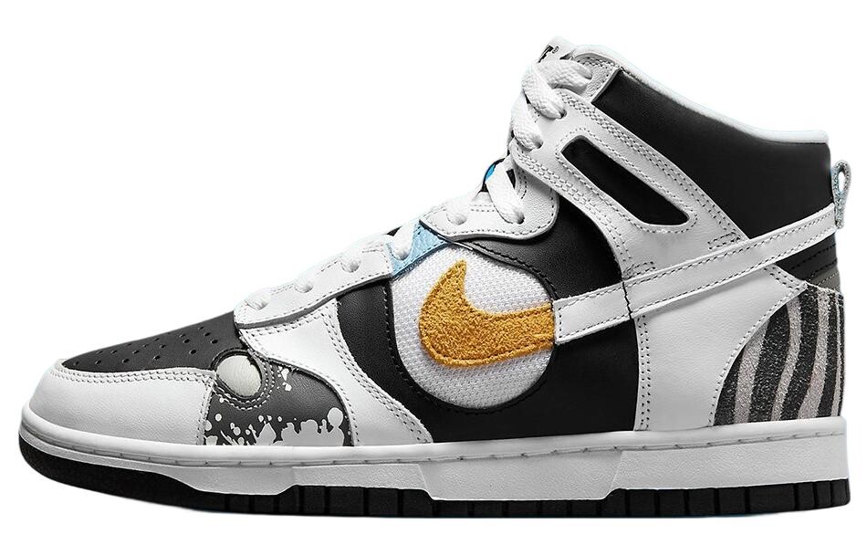 

Nike Dunk High See Through Белый Черный (W)