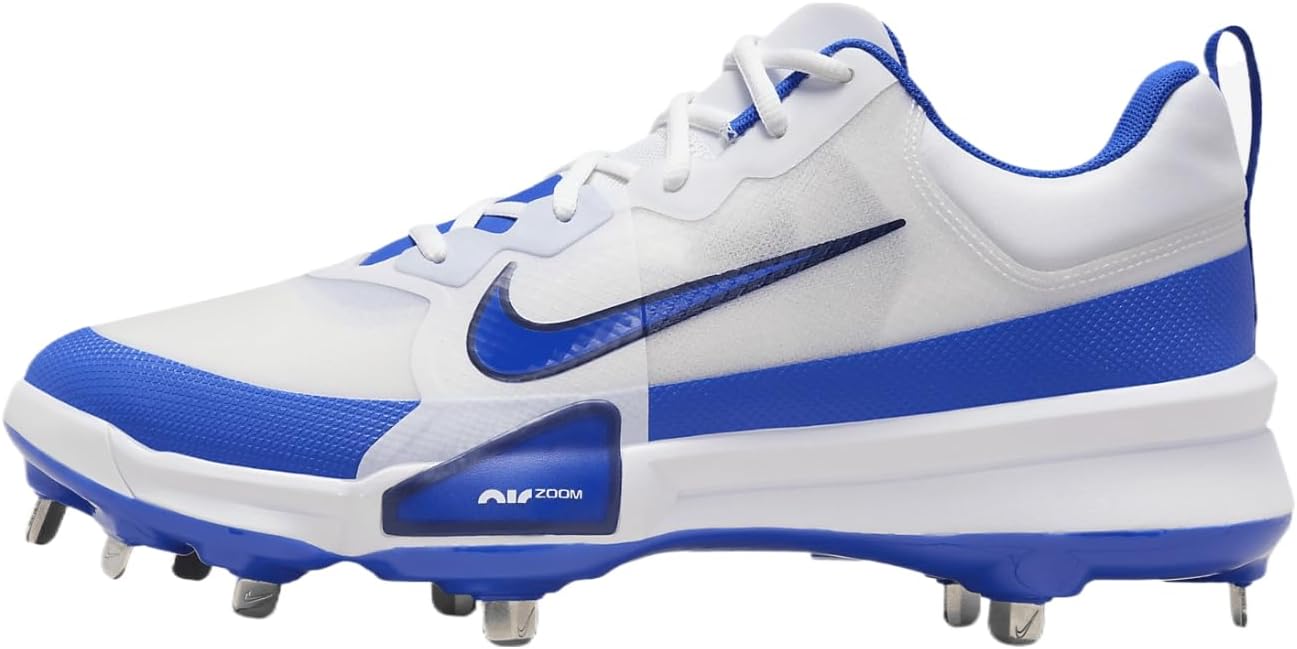 

Бейсбольные бутсы Nike Force Zoom Trout 9 Pro Low для мужчин, White/Midnight Navy/Hyper Royal