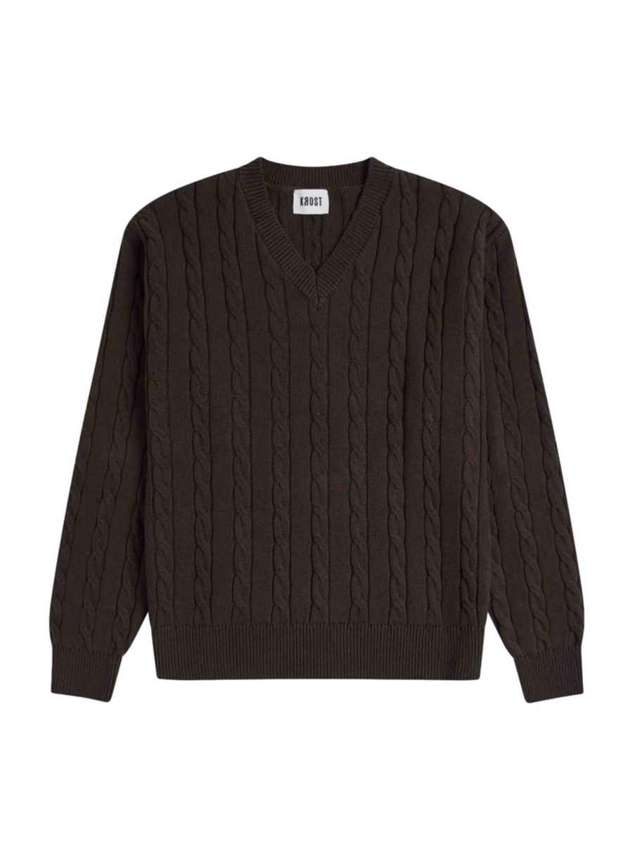 

Свитер Cableknit Krost, цвет Demitasse