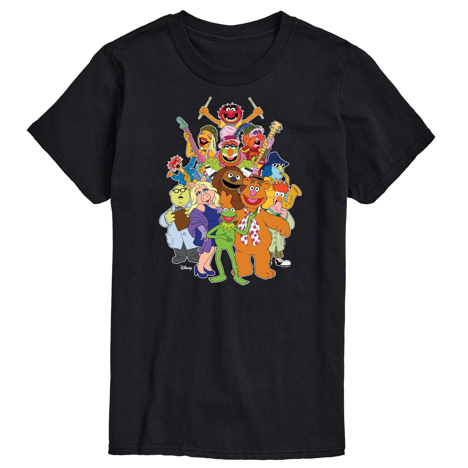 

Мужская футболка Disney's The Muppets Muppets Group Licensed Character, черный