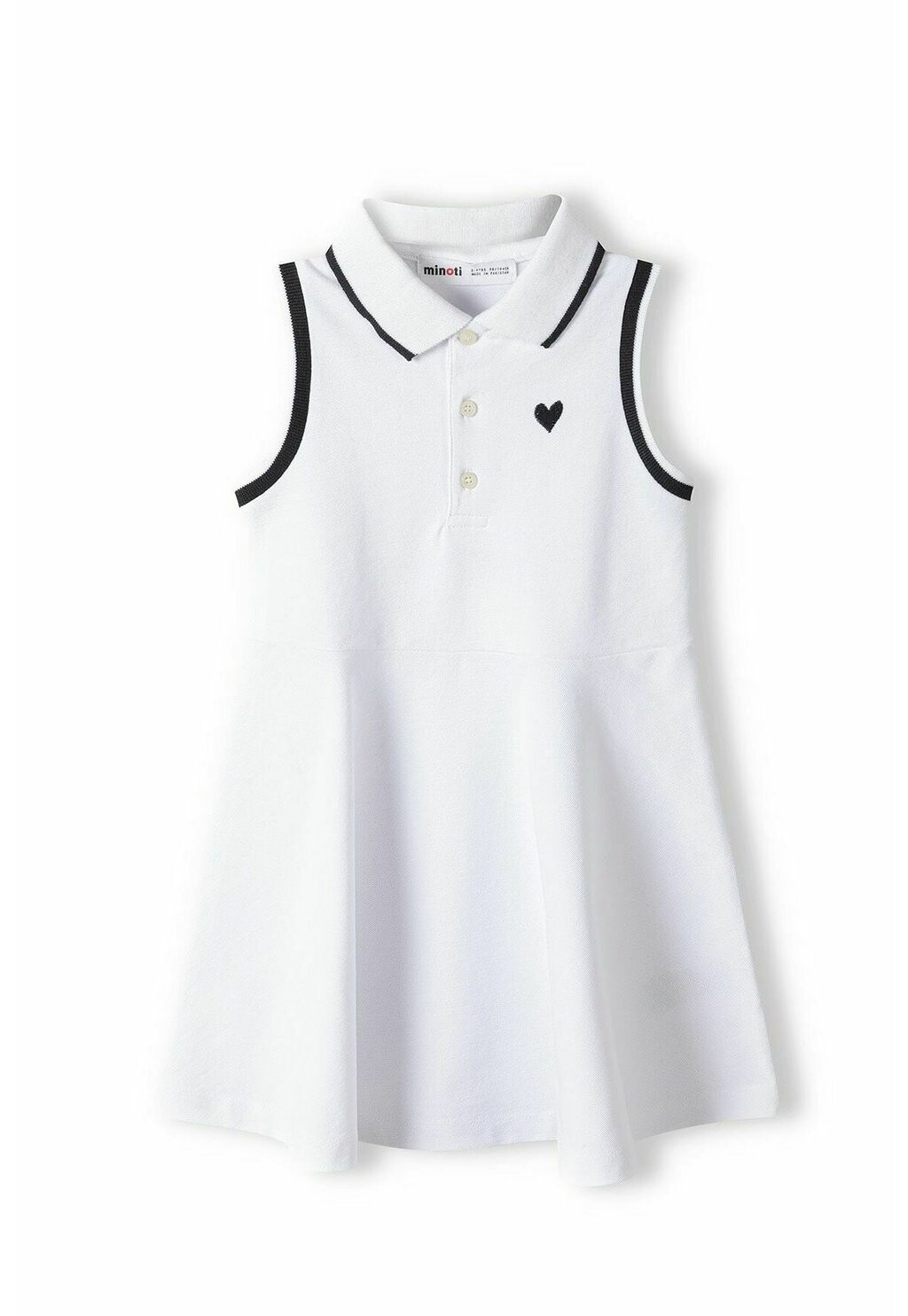 

Платье из джерси SLEEVELESS WITH EMBROIDERY MINOTI, цвет white