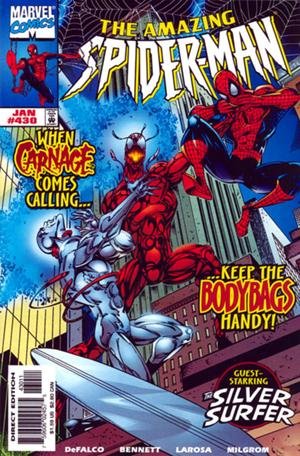 

Amazing Spider-man #430 "Carnage & Silver Surfer Appearance" (MARVEL COMICS)