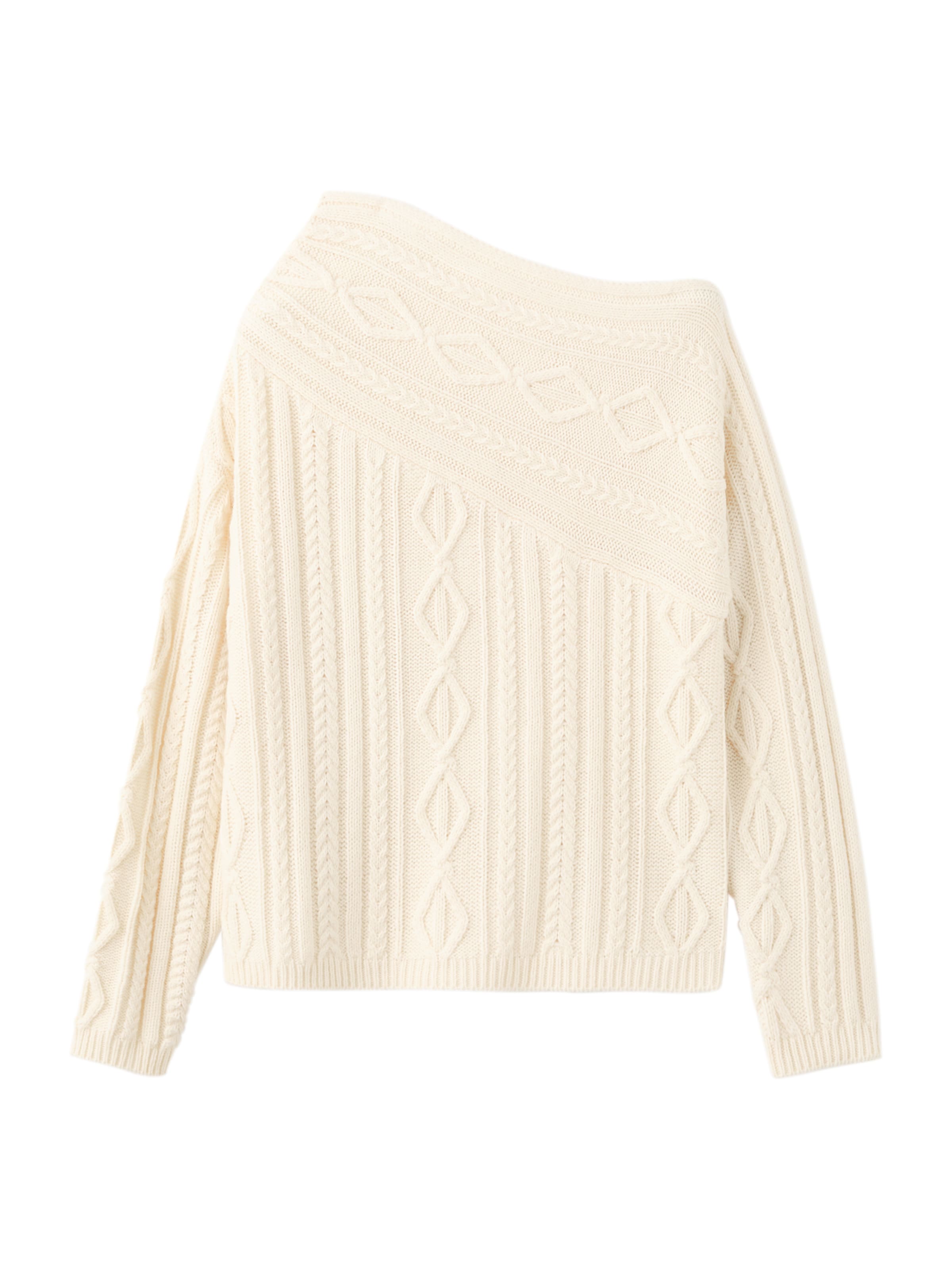 

MANGO Свитер 'WOLF' в цвете Cream