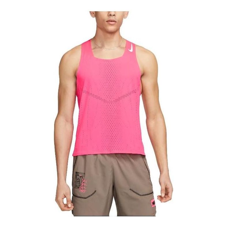 

Топ Nike Dri-FIT ADV AeroSwift Racing Running Singlet 'Pink'