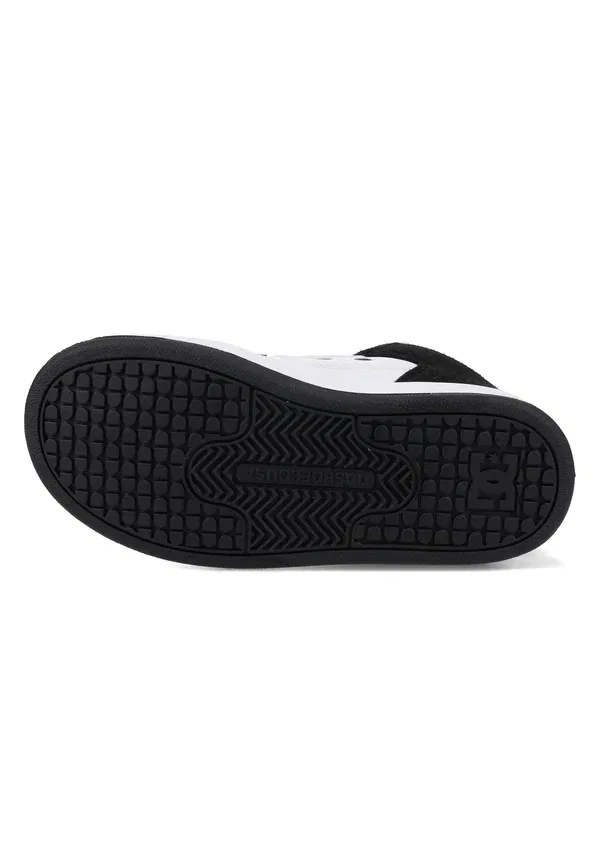 Кроссовки высокие Manteca Dc Shoes, черно-бело-лаймовый — фото 4
