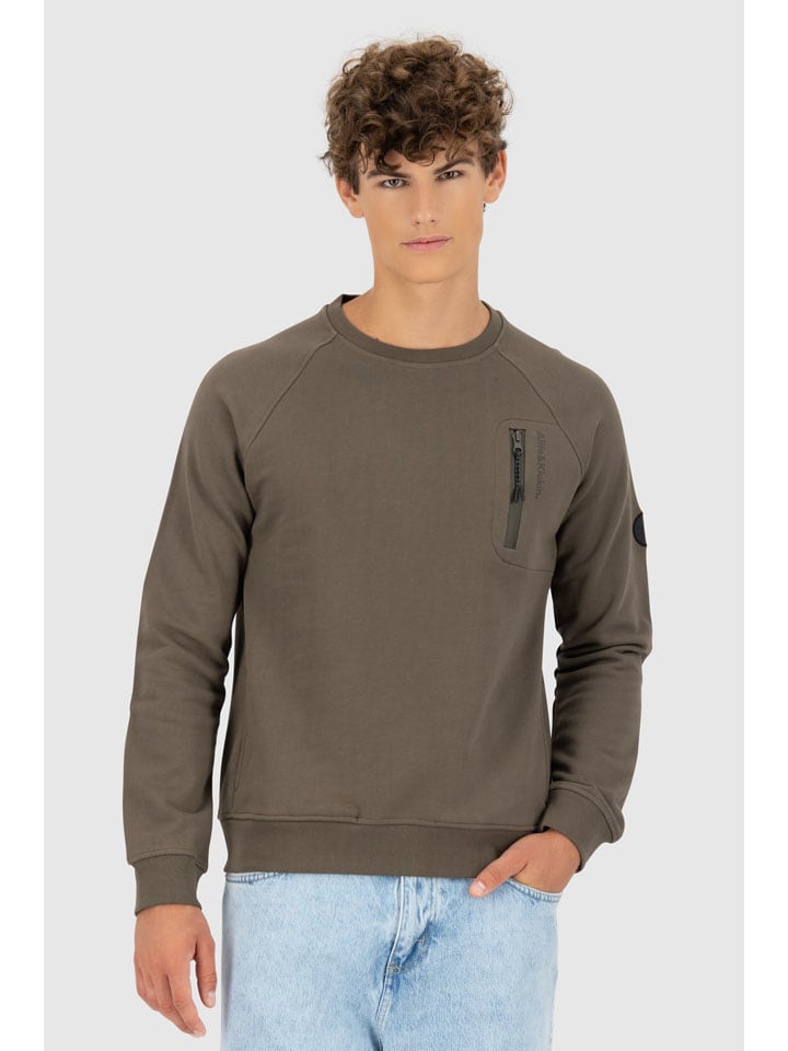 

Alife and kickin Толстовка "Фабио" цвета хаки