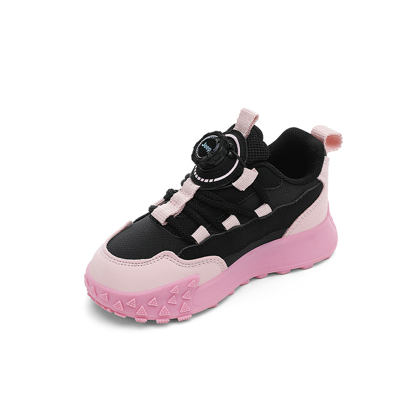 Jeep Кроссовки Running Collection Low top черные розовые детские — фото 4