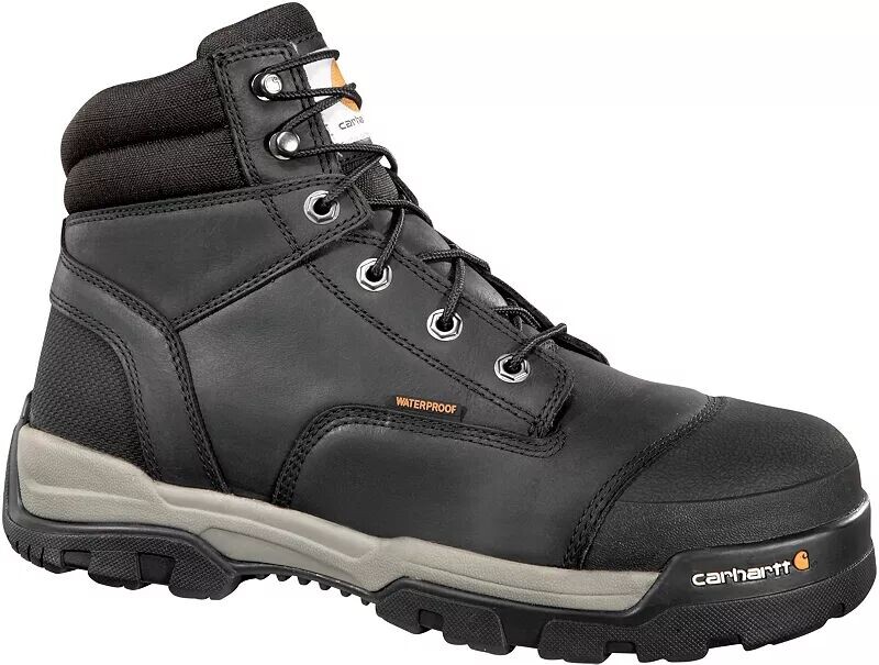 

Мужские рабочие ботинки Carhartt Ground Force 6 дюймов с водонепроницаемым композитным носком, черный