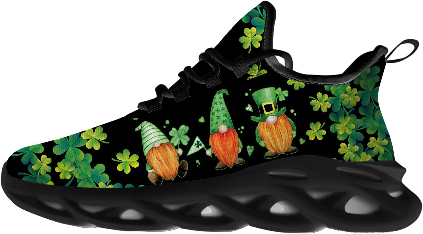 

Кроссовки на День Святого Патрика для мужчин и женщин, легкие спортивные для бега, ходьбы и тенниса, с изображением клевера, подарок для мальчика и девочки Ciadoon, Multicolor