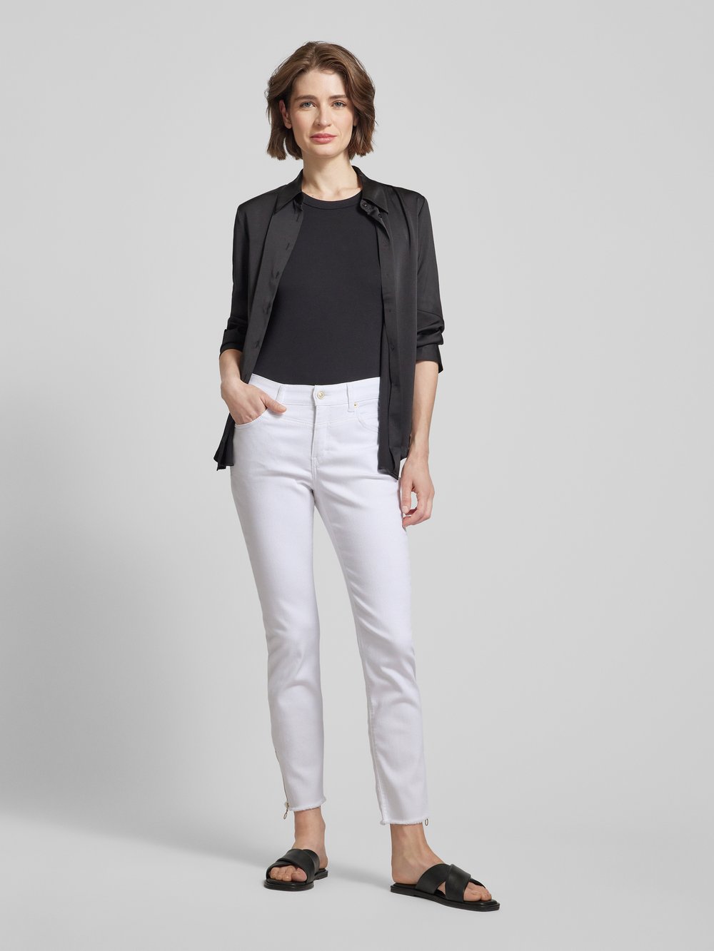 

Джинсы Slim fit с 5 карманами, модель «Rich» MAC, белый