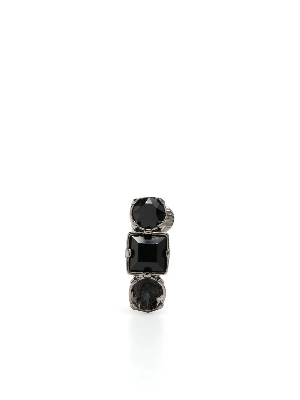 

Серьга с кристаллами DSQUARED2, серебяный