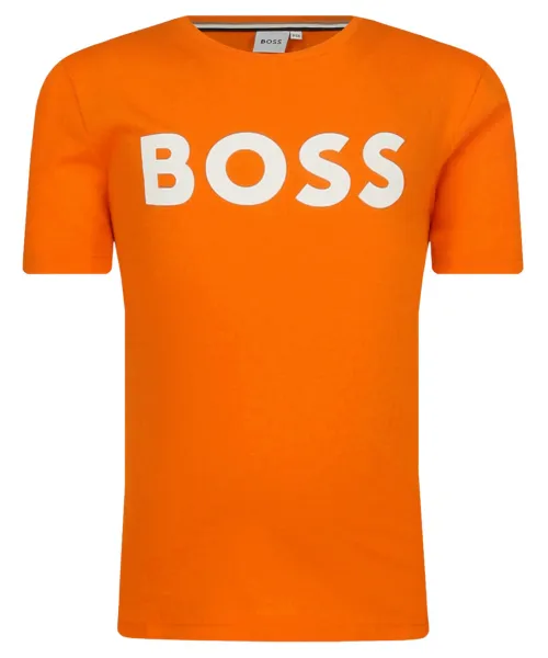 

Футболка Regular fit Boss Kidswear, оранжевый
