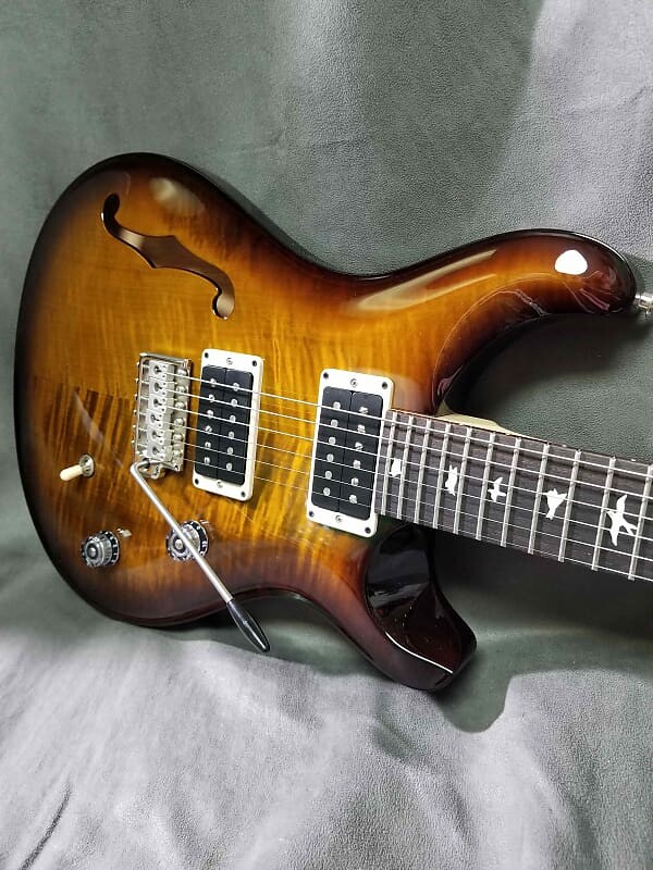 

Электрогитара 2023 Paul Reed Smith PRS CE24 Semi Hollow Black Amber