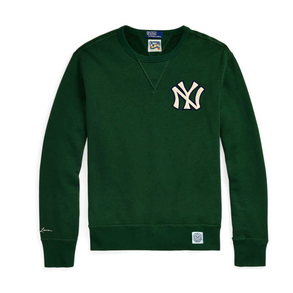 

Polo Ralph Lauren Мужская зеленая толстовка x MLB FW24